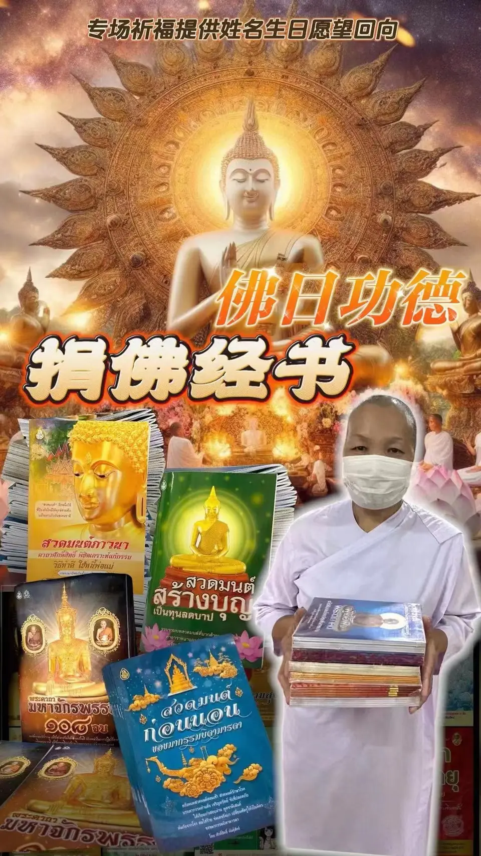 佛日捐佛经书